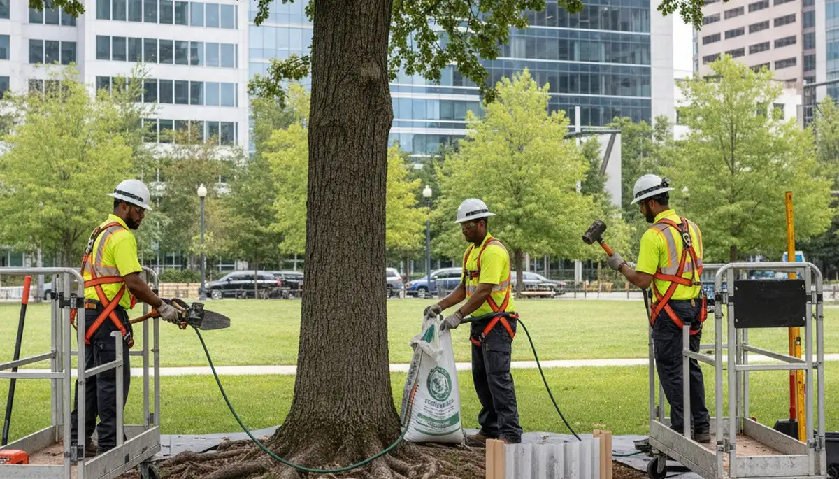 Root protection service for trees in Los Angeles, CA by Arbor Tree Care