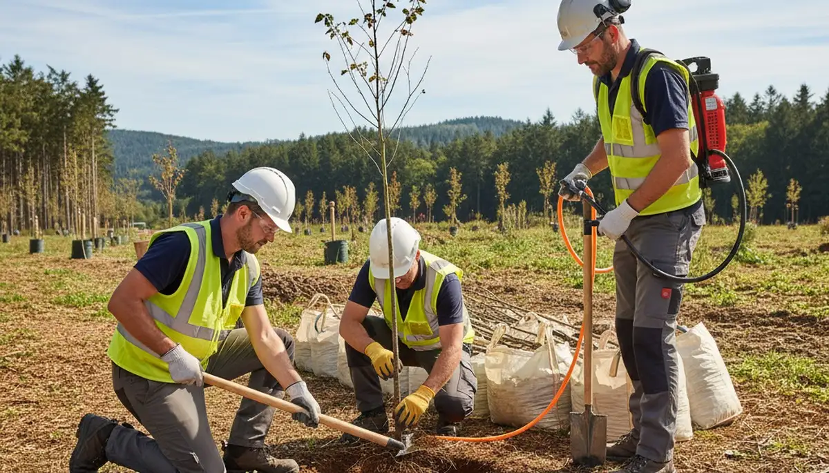 Tree planting service in Los Angeles, CA for healthy landscape growth and proper installation
